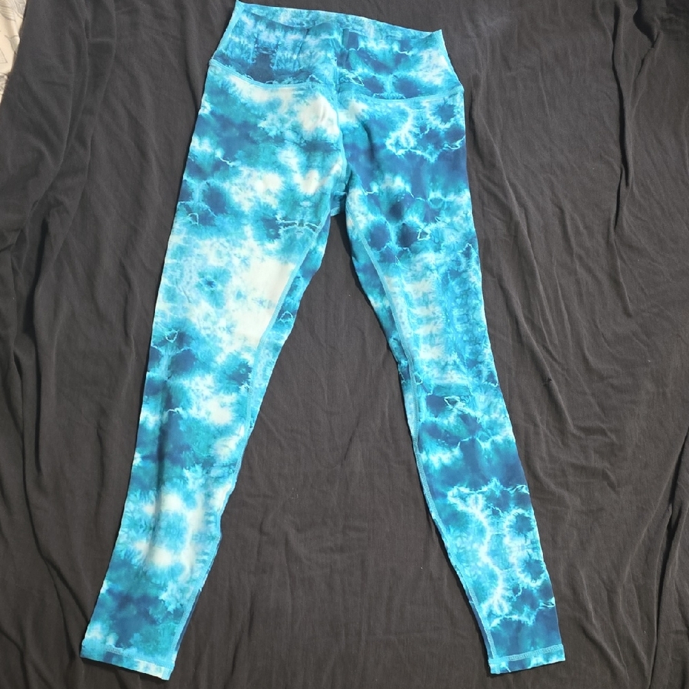 Wild South Apparel Blue Tie-Dye Leggings